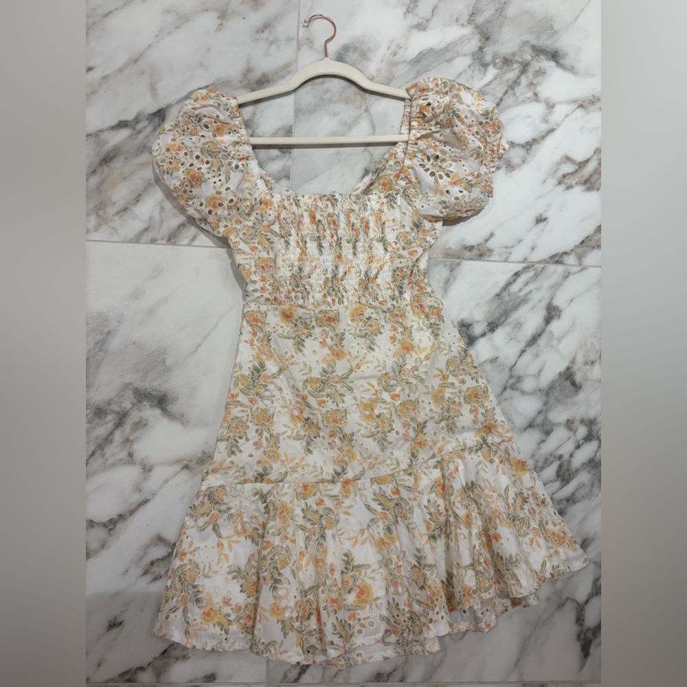 En Saison Floral Tie-Front Mini Dress - Picture 4 of 10